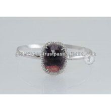 925 Sterling Silver Sapphire Gemstone Bangles available in Wholesale